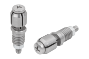 Mandrel collet for small bores for automated clamping