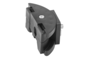 Swivel adapter, antistatic plastic for profile slots