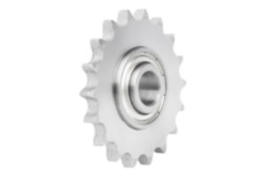 Idler sprockets with ball bearing