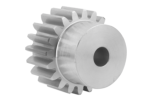 Spur gears stainless steel, module 2.5 toothing milled, straight teeth, engagement angle 20°