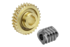 Worm gears, right-hand centre distance 53 mm
